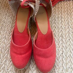 Castaner Red Carina Espadrilles Size 8